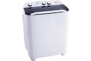 AKAI 6 Kg Twin Tub Semi Automatic Washing Machine with One Year Warranty White - WMMA-XTT62W