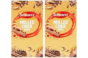 SARAS FLAVOURS OF ASIA Schwartz Mulled Cider Spice - 18g (Pack of 2) | Warm and Spicy Seasonal Blend for Perfect Mulled Cider | Festive Twist | Aromatic and Flavorful Spices