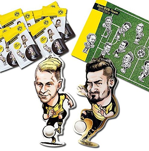 Preisvergleich Produktbild BVB-HAFTSTICKER-SET (5 HAFTSTICKER+ SAMMELFELD)