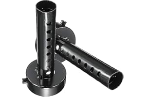 Baceyong 2 Pezzi Silenziatore Moto, DB Killer, Deflettore Tubo Di Scarico, Silenziatore Di Scarico 48mm - Nero