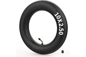 WINGSMOTO Chambre à air 10x2.50 10" Remplacement pour Scooter électrique à équilibrage Automatique Intelligent de 10 Pouces pour Moteur de moyeu TR87 de 36v 48v 400w 500w 800w