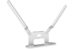 conecto, Support d'enceinte pour Montage Direct sur Le téléviseur pour Barre de Son SONOS Beam, matériau : Acier et Aluminium, Blanc