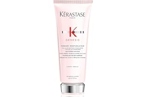 KERASTASE Kérastase Genesis, Acondicionador Fortificante, Tratamiento Anticaída, Sin Sulfatos ni Siliconas, Desenredante, Para Pelo Frágil o Debilitado, Fondant Renforçateur, 200 ml.