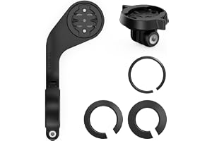 TUSITA Flush Out Front Fäste Kompatibel med Garmin Edge GPS Cykeldator, Kvartsvänd Till Friktionsfläns Fäste Adapter Inkluder