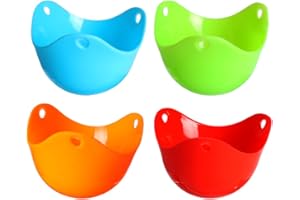 Andux Confezione da 4 Bollitori d'uovo in Silicone -ZDQ-01