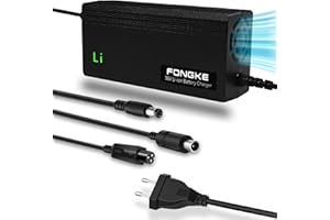 FONGKE Caricatore Monopattino Elettrico, 42V 2A Caricabatterie Universale per Scooter Elettrico, Hoverboard, Tavola di Drift, Monociclo, 2 Ruote