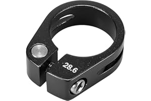 X AUTOHAUX Aluminium Alloy Bicycle Seat Post Clamp Seat Post Clip