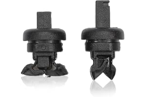 Konuooer Fixation Clips 2PCS pour Tablette Arrière 1606854680 Maintien de la Plage Arrière Compatible pour Clio III DS3 Laguna III Clip Renault Megane III IV Qashqai Scenic III IV 8200675047