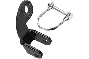 ANSXDER Bike Trailer Hitch Coupler Attachment for Burley Bicycle Trailers (12.2mm)，135° Stainless Steel Trailers Adapter Replacement Connector for Burley Children Pets Bike Trailer