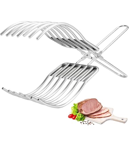 Pince à Trancher En Acier Inoxydable - Coupe-Précise Pour Viande, Pain, Légumes - Facile à Utiliser Et Nettoyer