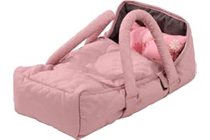 Götz 3403365 Cama portamuñecas Soft Mood: opción de Transporte Ideal para muñecos bebés y muñecos de pie de Entre 27 cm y 36 cm de tamaño