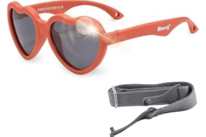 Maesy Gafas de Sol para Bebé, 0-2 Años, Protección Polarizada UV400, Montura Flexible y Blanda, Cinta Elástica Ajustable, Gafas de Sol Seguras y Cómodas para Bebés, Maes