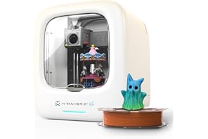 AOSEED Stampante 3D con supporto KI per bambini, app di progettazione KI, vasta collezione di modelli 3D per giocattoli, con 16+ moduli di design mini 3D, controllo tramite app, X-Maker Joy AI+