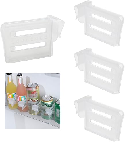 Organizzatore per frigorifero Divisore per frigorifero flessibile a scatto Scaffale di regolazione gratuo Divisorio per frigorifero Separatore per alimenti