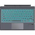 MoKo Tastiera Bluetooth Wireless Compatibile con Microsoft Surface Pro 7 Plus/Pro 7/Pro 6/Pro 5/Pro 4/Pro 3, Tastiera Ricaric