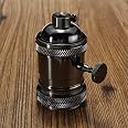Douille Ampoule E27 Vintage Bronze - Interrupteur Intégré, 600W Max, Pour Décoration Industrielle