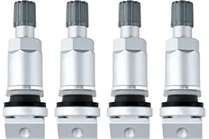 SAKERR Clamp-in Valve Stem for TPMS Tyre Pressure Monitoring System, 4Pcs Pressure Monitoring Sensor Valve Stems Replacements Anti-Explosion Tire Valve Stem Tool for Cars