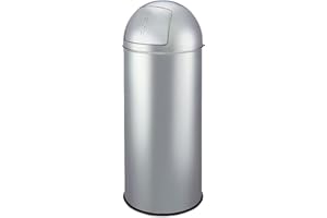 KING COLLECTION King Home P1592050 Pattumiera in Acciaio con Apertura a Spinta, 50 lt