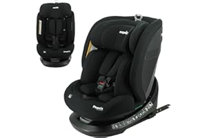 Nania - Siège auto Phoenix pivotant 360° - I-Size 40-150 cm - Evolutif dès la naissance jusqu'à 12 ans environ - Groupe 0+/1/2/3 - Fixations isofix - Protections latérales