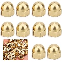 Dadi Ciechi In Ottone - Kit 20 Pezzi M6 Per Fissaggi Auto E Meccanica | Dadi A Cupola Con Tappo - Foto 7