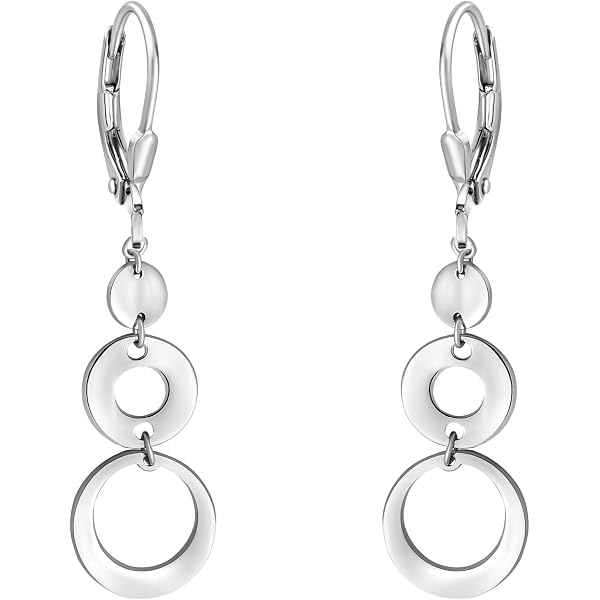 Parure De Bijoux EVER FAITH – Collier, Boucles D'oreilles, Bracelet Cristal Goutte D'eau – Idéal Bal, Fête, Costume