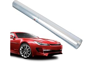 Clear Car Wrap, Car Paint Protection Film - Clear Car Protection Film | Högglans UV-resistent icke-gulande täckning 19.6x78.7in för Boat RV Show Vehicle Conservation