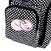 Zicac Baby Dot Printed Multi Function Large Capacity Waterproof Oxford Diaper Nappy Changing Bag Nursery Top Handle Satchel Bags Set Mummy Backpack Shoulder Bag (Black)