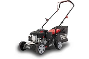 Scheppach MP132-40 Push Compact Petrol Lawnmower | 40 cm Cutting Width | Lightweight & Manoeuvrable | 35L Grass Bag | Easy Clean & Storage
