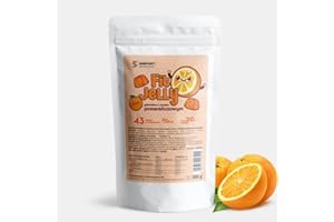 INSPORT Nutrition - FIT JELLY - Gelatina senza zucchero - Basso contenuto calorico - Senza grassi e senza carboidrati - Alto contenuto proteico - Polvere - 301g (Arancione)