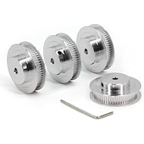 Poulie 2GT 60 Dents 8mm - Lot De 4 Pièces Aluminium Pour Imprimante 3D, Courroie 6mm