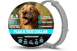 MeraPrime®-Collar antiparasitario leishmania, Anti pulgas y garrapatas para Perros | Tratamiento pulgas Perros para Matar pulgas en los Perros | Collar antiparasitario Perros