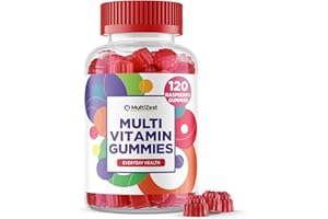 CLUB VITS Multivitamin Gummies 120 | 4 Months Supply| One a Day | Raspberry Flavour Gummies for Adults with 11 Vitamins and Minerals| The Highest Strenght Supplement| Vitamins A, B, C, D E