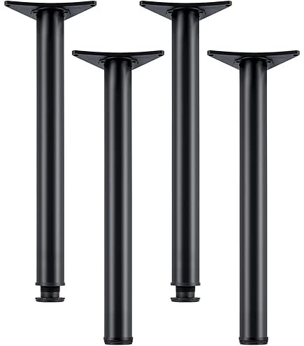 4er Set Tischbeine Möbelfüße Tischstempel Chrom ø 80mm