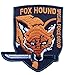 Produktbild Velcro Metal Gear Fox Hound Foxhound Special Force Original Logo Embroidered Aufnaher Patch