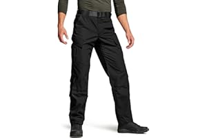 CQR Herren Militär Taktische Hose, MKampfhose, Ripstop-Arbeitshose, wasserabweisend, ACU Cargohose