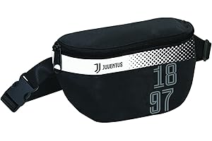 SEVEN Juventus, Unisex-Adult Waist Bag, Black, One Size