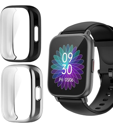 Dipos 2X Pellicola Protettiva In Cristallo Per Zepp Z Smartwatch – Protezione Anti Graffio Made In Germany – Trasparente E Invisibile - 2