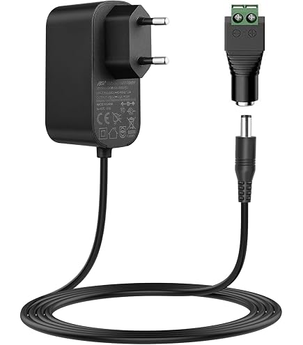 Security-01 2 Alimentatori 6V 2A 1000mA DC - Adattatore 5.5mm X 2.1mm Per Elettronica, TV, Luci, Router