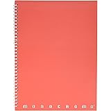 Pigna 02155584M , Conf. 5 pz. Quaderno Maxi Spiralato A4 senza Fori e Microperforazione, Rigatura 4M , Carta 80g/mq.