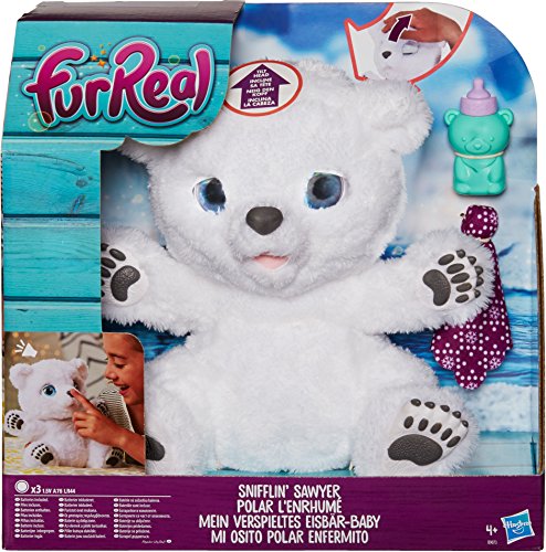 Hasbro FurReal Friends B9073EU4 - Mein verspieltes Eisbär Baby, Elektronisches Haustier