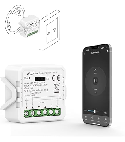 Maxcio Interruptor Interruptor Persiana Google Home Interruptor