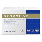 Vitafenix Brokolive 125 mg Brokoli Ekstresi (S&uuml;lforafan) - Kolin - Deve Dikeni Enginar Karahindiba Ekstreleri ve Alfa-GPC İ&ccedil;e