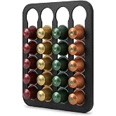 Craftopya Nespresso Uyumlu Kaps&uuml;l Kahve Standı - 20 Kaps&uuml;l Kapasiteli Duvara Monte Kaps&uuml;l Tutucu ve D&uuml;zenleyici Organizer, Ma