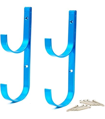 Générique Porte Perche | Crochets Porte-Perches Pour Piscine | 2 Pièces