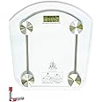 S&H PRIMA TALLY Digital Bathroom Scale for Body Weight, Highly Accurate Weighing Scale with High Precision Sensors, LCD Clear Display, 6 mm Glass Thickness, 180kg/396lb, Batteries Included