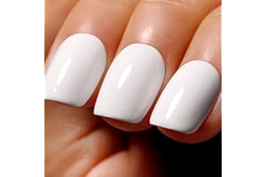 Ozzeal Smalto Semipermanente Unghie Bianco, 15ML Bianco Smalti Semipermanenti Per Unghie Manicure D'avviamento All'arte Smalto Gel Unghie Soak Off Led UV Gel Nail Polish