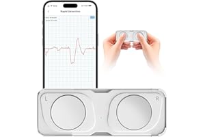 HASOCARE ECG Monitor, Portable ECG Monitor, Heart Rate Monitor Device for Home Use, Compatible with Smartphone，No Subscription