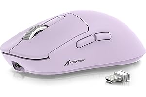 ATTACK SHARK Mouse X3 49g SUPERLIGHT, Sensore di Gioco PixArt PAW3395, Mouse da Gioco Wireless/Cablato BT/2.4G, 26000 DPI, Batteria da 200 ore, Mouse da Ufficio per Win11/Xbox/PS/Mac