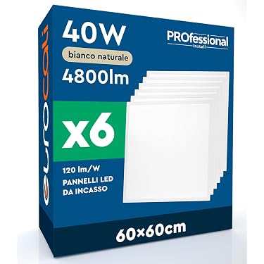 Plafoniera LED WZTO Per Ambienti Umidi – Tubo 30/60/90/120cm, Neutro/caldo/freddo, Dimmerabile