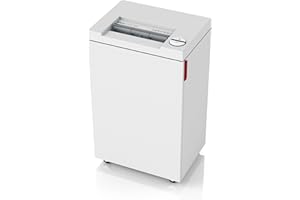 IDEAL SHOES Ideal 2465 CC / 4 x 40 mm Strip shredding Color Blanco - Triturador de Papel (Strip shredding, 24 cm, 50 L, Color Blanco, 18 g/m², 580 W)